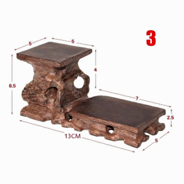Handmade Retro Wooden Display Stand