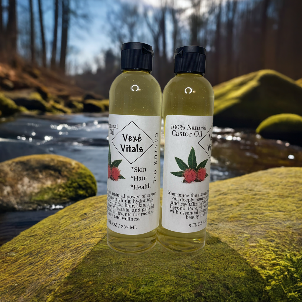 Vexé Vitals 100% Raw Castor Oil 8oz