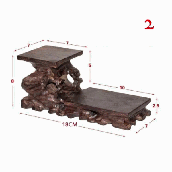 Handmade Retro Wooden Display Stand – Xperience Lyfestyle