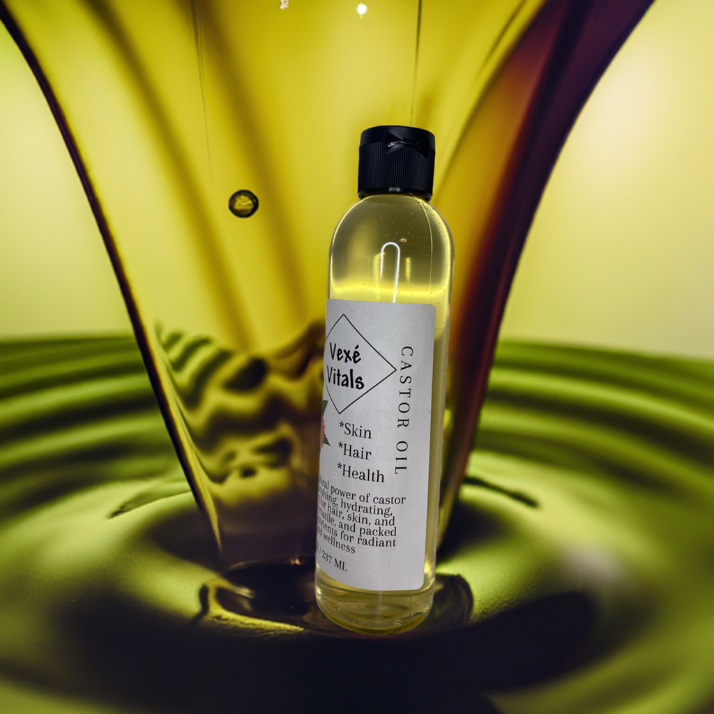 Vexé Vitals 100% Raw Castor Oil 8oz